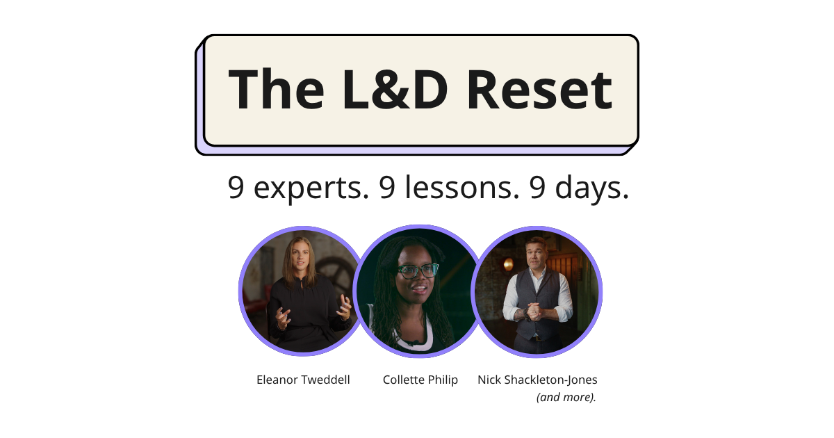 The L&D Reset - inrehearsal