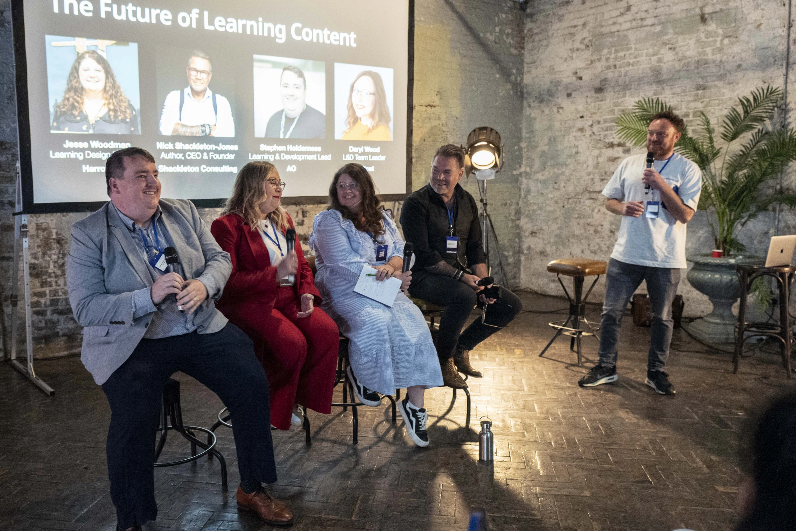 AO's Stephen Holderness sharing their story on an inrehearsal customer panel