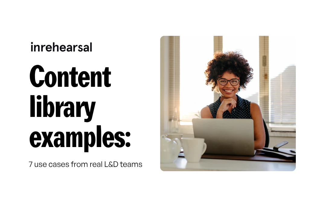 Content library examples use cases from real L&D teams
