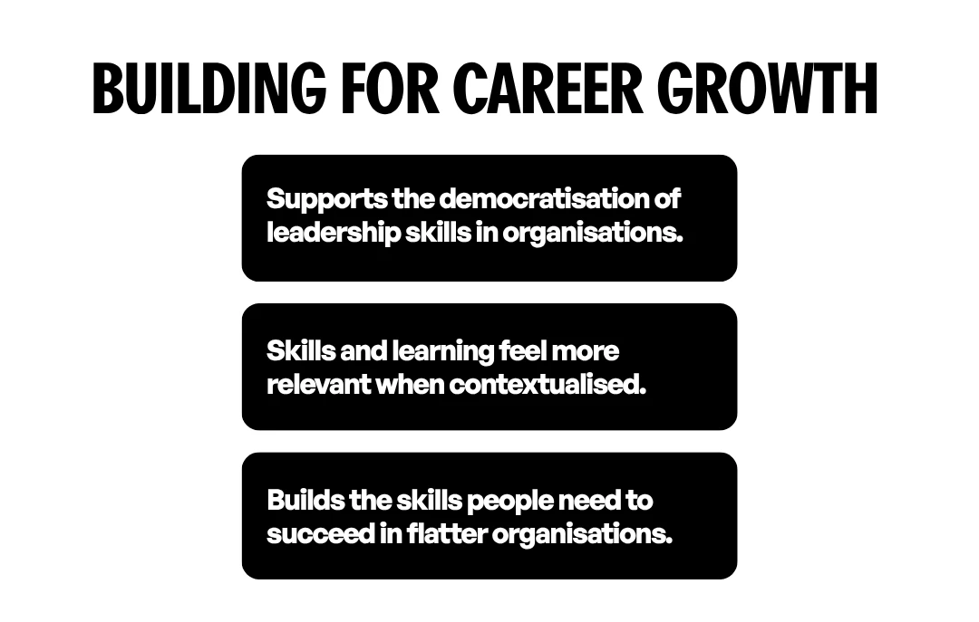 Building for career growth (not just job roles): 3 reasons why this matters